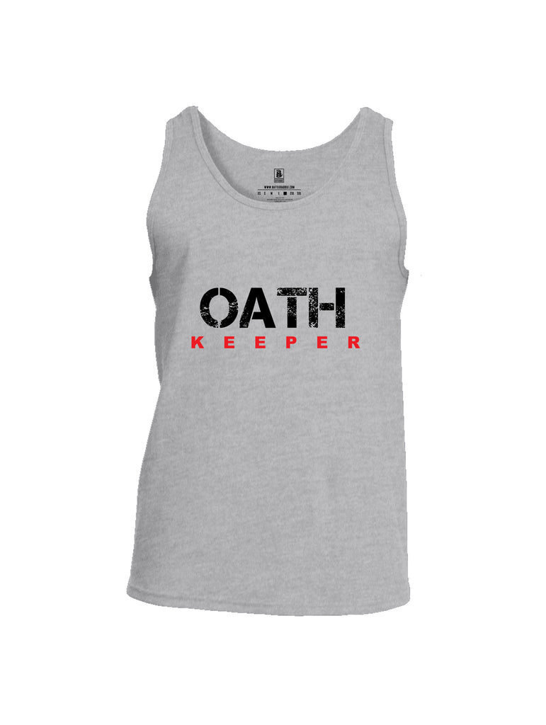 Battleraddle Oath Keeper Black {sleeve_color} Sleeves Men Cotton Cotton Tank Top