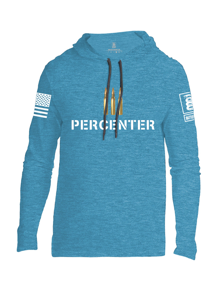 Battleraddle Iii Percenter White {sleeve_color} Sleeves Men Cotton Thin Cotton Lightweight Hoodie