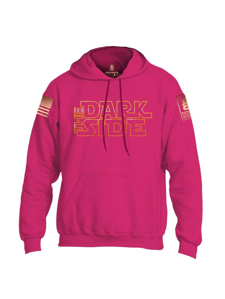 Battleraddle The Dark Side Brass Sleeve Print Mens Blended Hoodie With Pockets