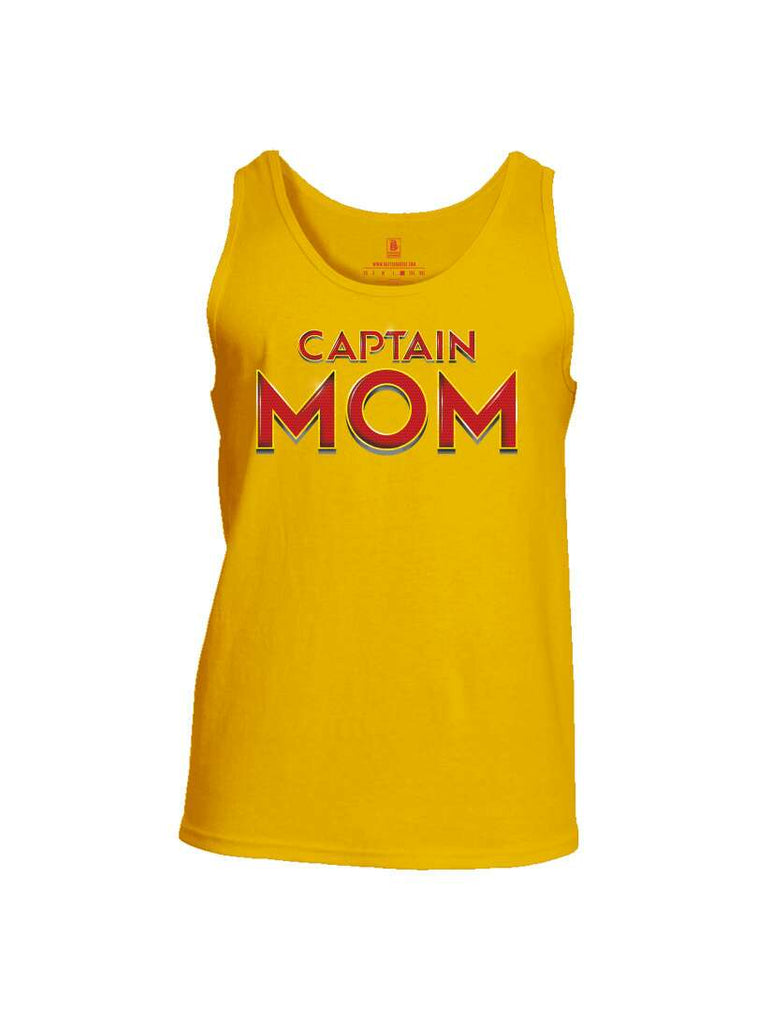 Battleraddle Captain Mom Mens Cotton Tank Top