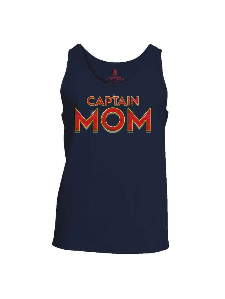 Battleraddle Captain Mom Mens Cotton Tank Top