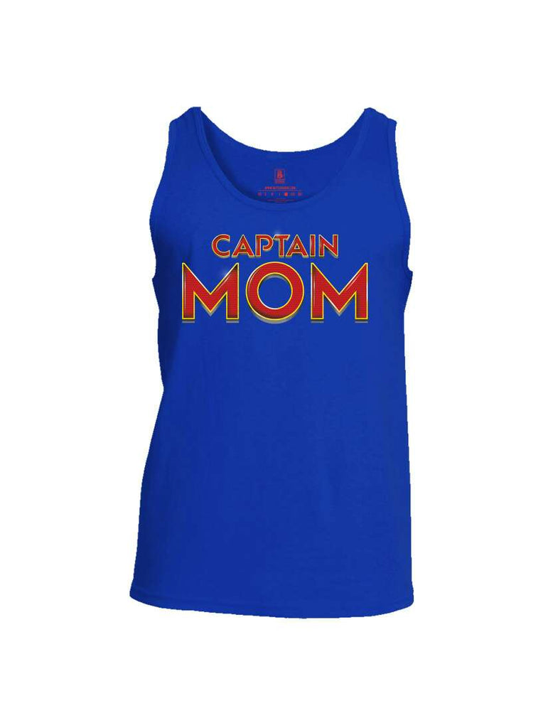 Battleraddle Captain Mom Mens Cotton Tank Top