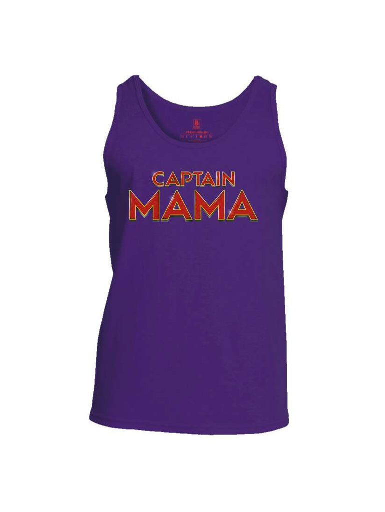 Battleraddle Captain Mama Mens Cotton Tank Top