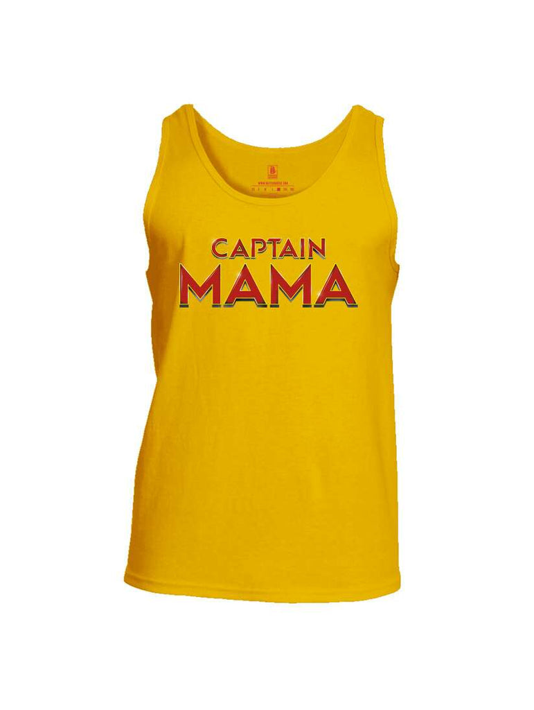 Battleraddle Captain Mama Mens Cotton Tank Top