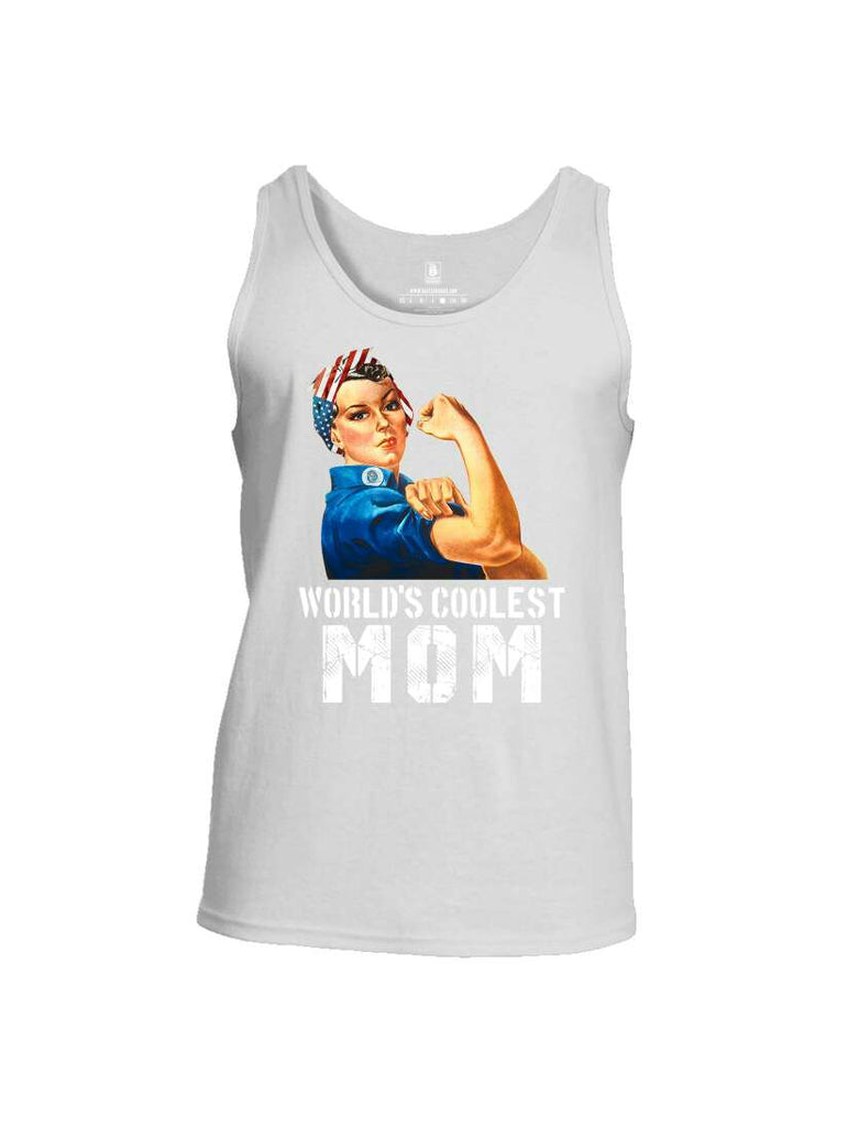 Battleraddle World's Coolest Mom Mens Cotton Tank Top