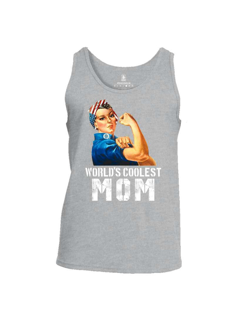 Battleraddle World's Coolest Mom Mens Cotton Tank Top