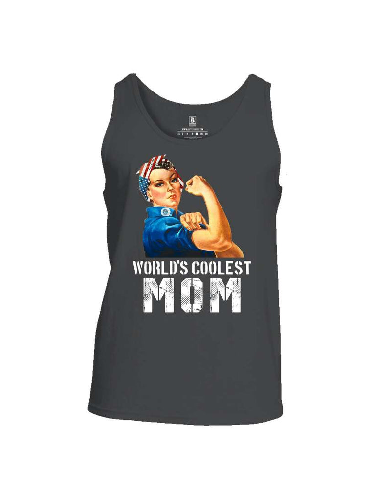 Battleraddle World's Coolest Mom Mens Cotton Tank Top