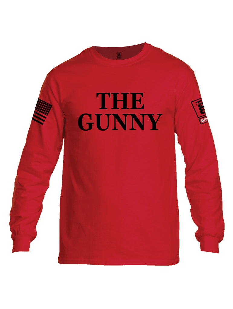 Battleraddle The Gunny {sleeve_color} Sleeves Men Cotton Crew Neck Long Sleeve T Shirt