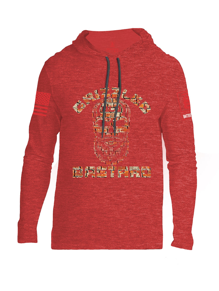 Battleraddle Grizzled Old Bastard  {sleeve_color} Sleeves Men Cotton Thin Cotton Lightweight Hoodie