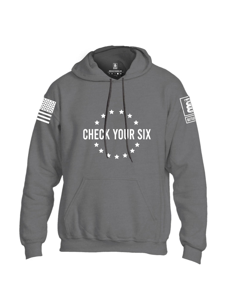 Battleraddle Check Your Six {sleeve_color} Sleeves Uni Cotton Blended Hoodie With Pockets