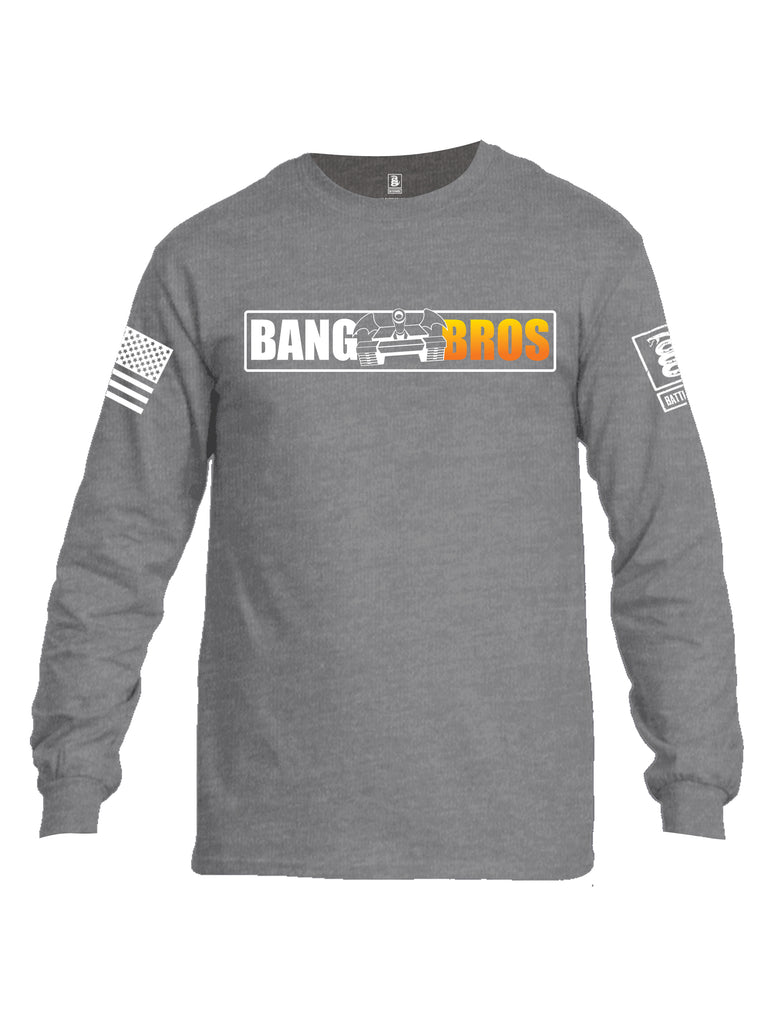 Battleraddle Bang Bros Tank Men Cotton Crew Neck Long Sleeve T Shirt
