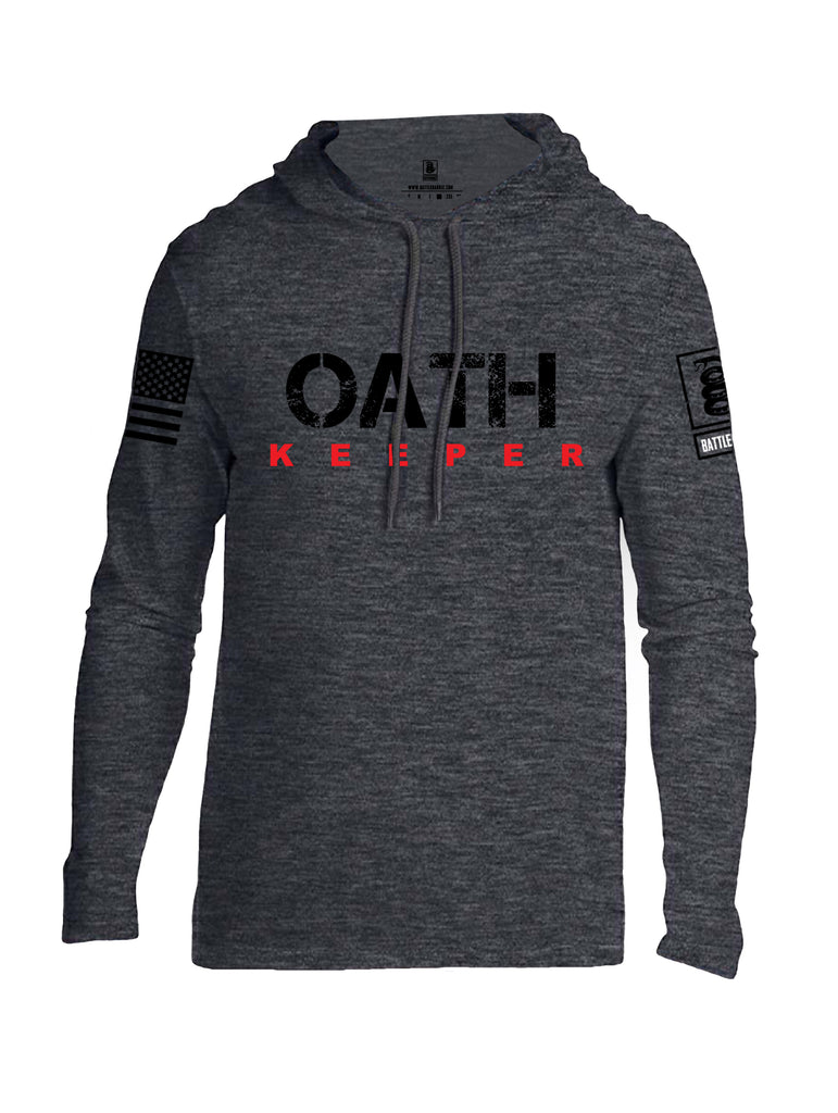 Battleraddle Oath Keeper Black {sleeve_color} Sleeves Men Cotton Thin Cotton Lightweight Hoodie