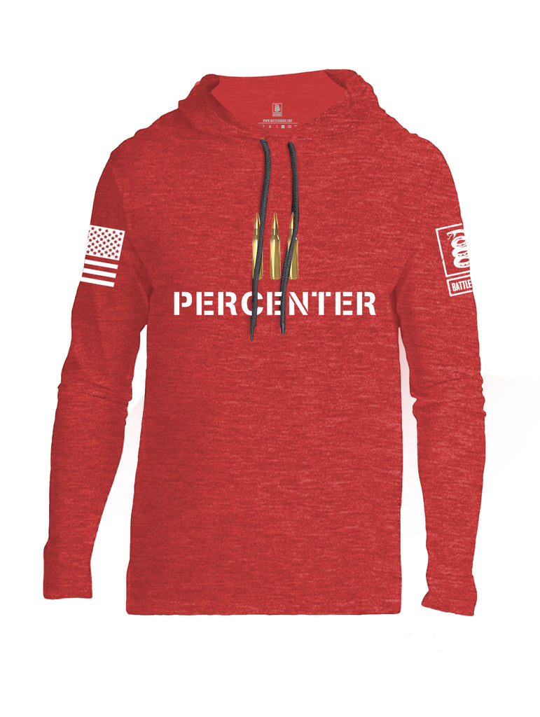 Battleraddle Iii Percenter White {sleeve_color} Sleeves Men Cotton Thin Cotton Lightweight Hoodie