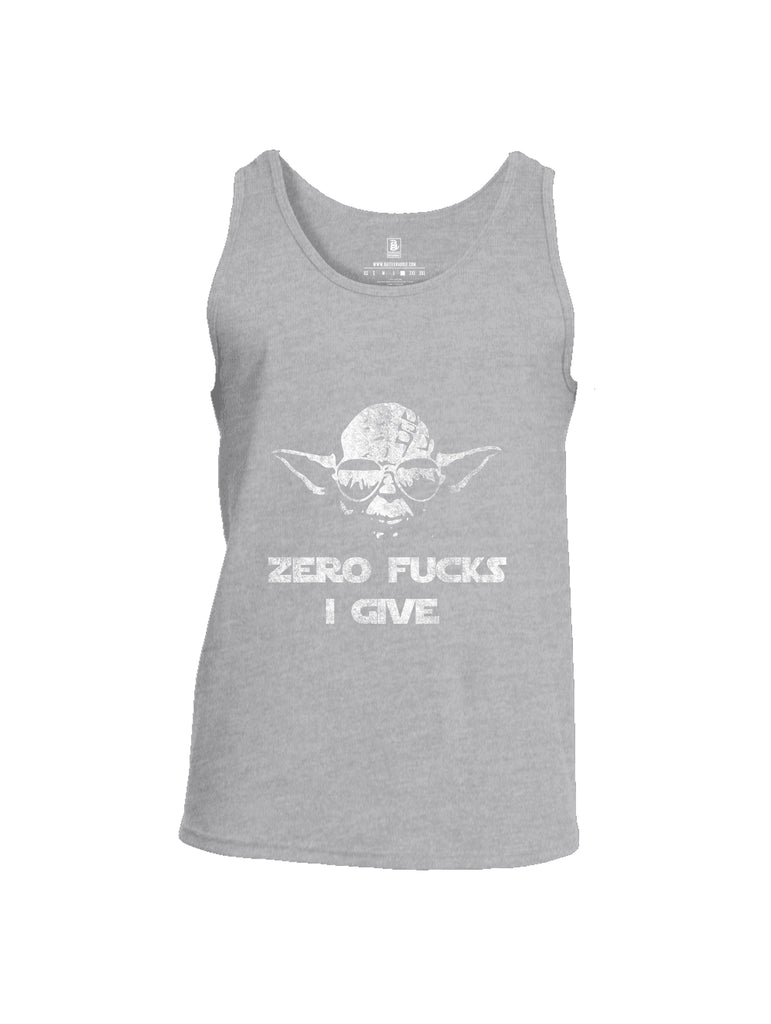 Battleraddle Zero Fucks I Give  Men Cotton Cotton Tank Top