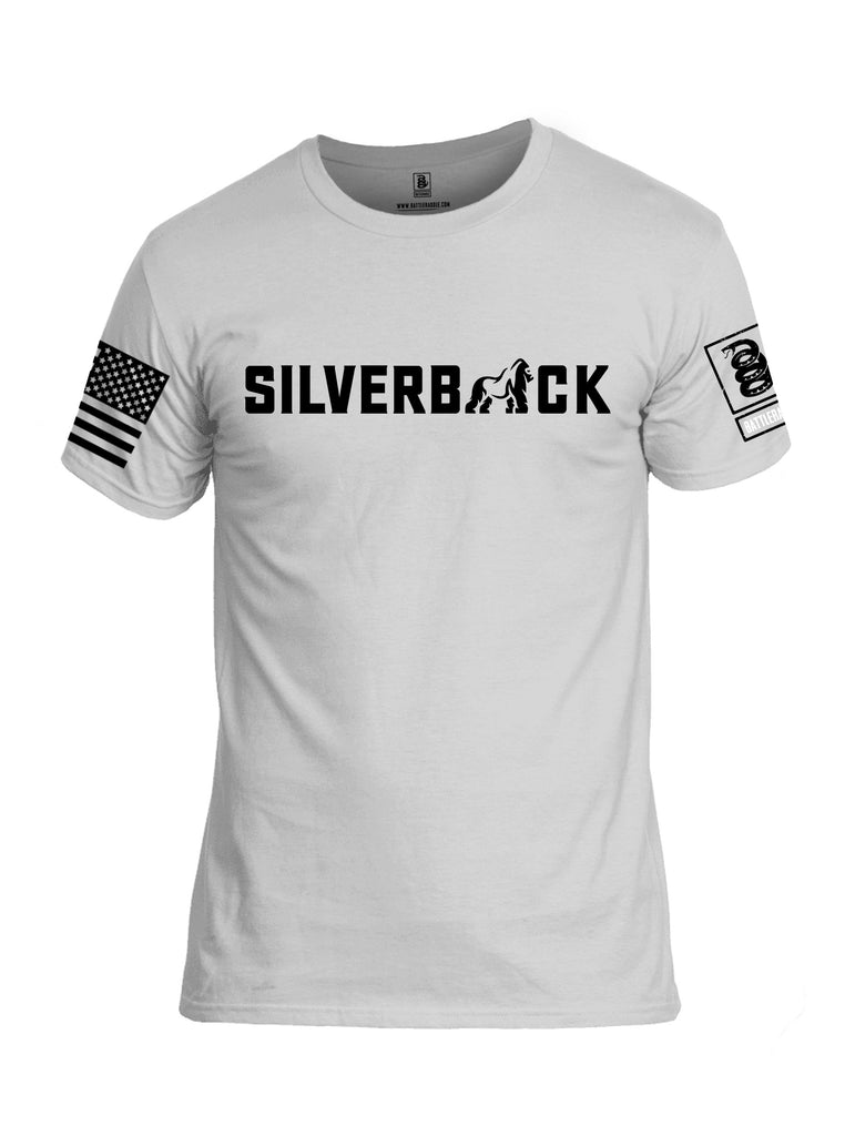 Battleraddle Silverback Black Sleeves Men Cotton Crew Neck T-Shirt