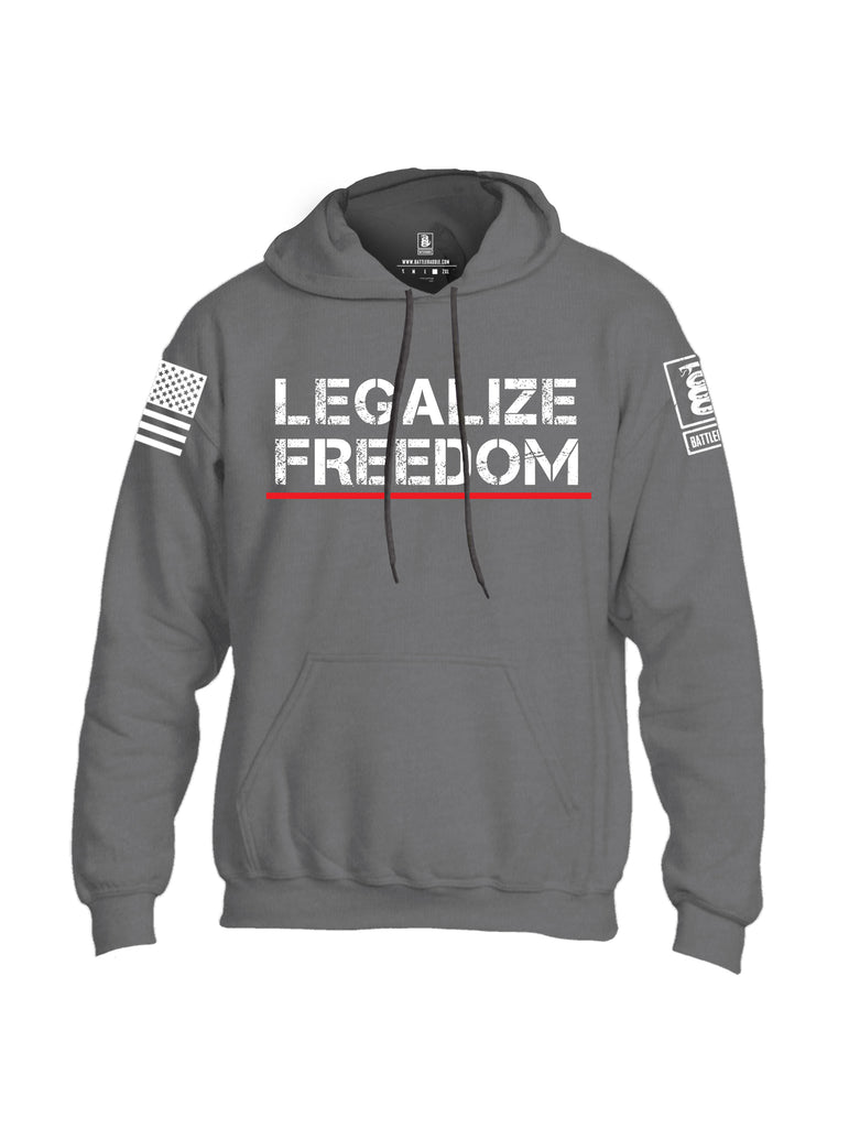 Battleraddle Legalize Freedom Uni Cotton Blended Hoodie With Pockets