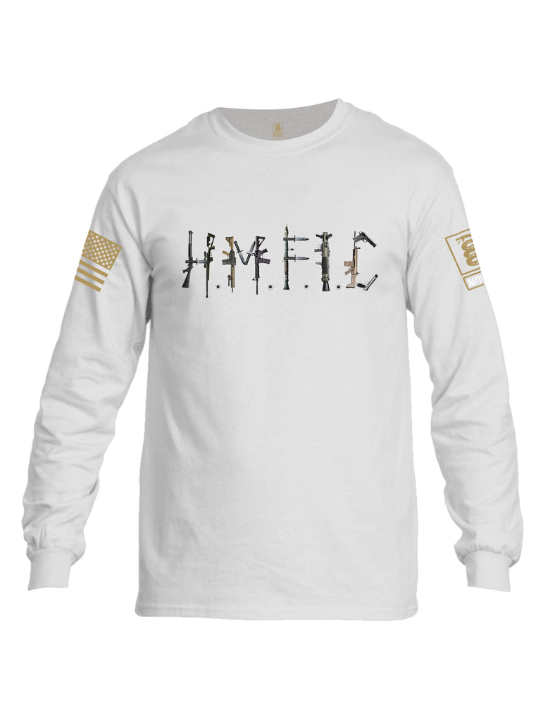 Battleraddle Hmfic Rifles {sleeve_color} Sleeves Men Cotton Crew Neck Long Sleeve T Shirt