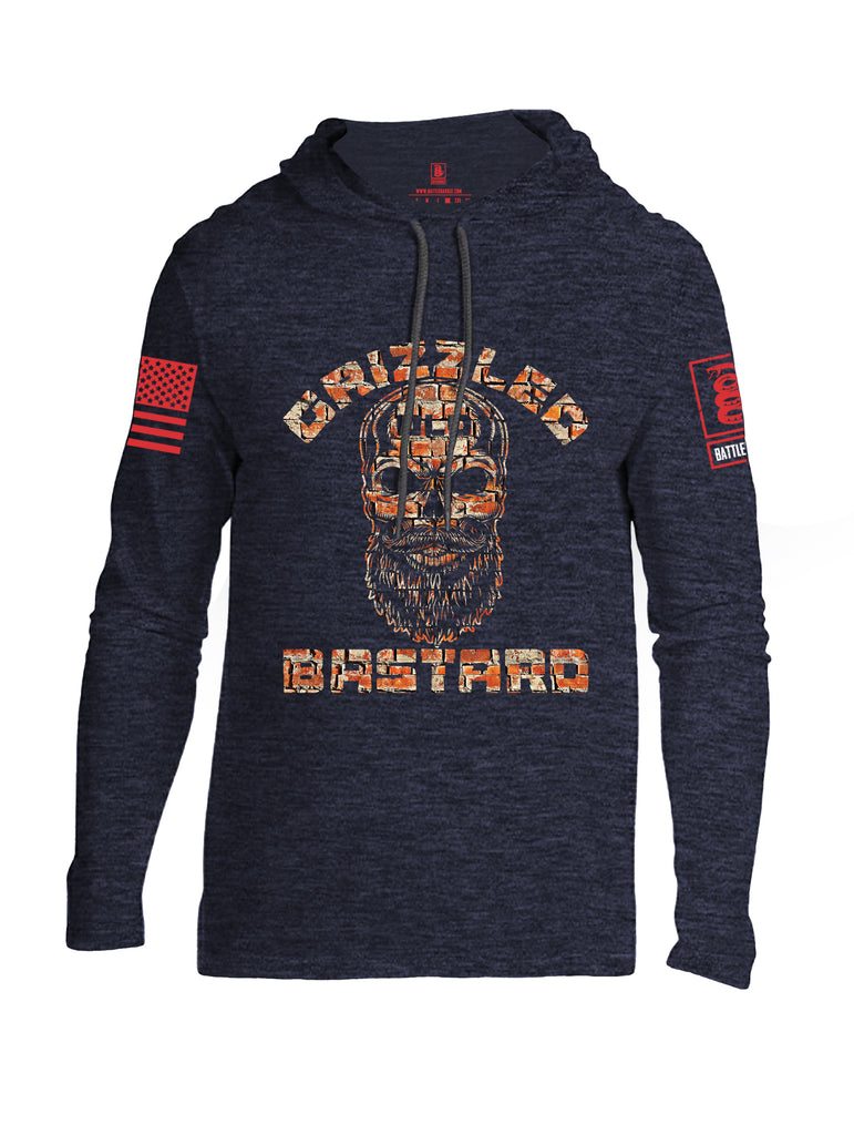 Battleraddle Grizzled Old Bastard  {sleeve_color} Sleeves Men Cotton Thin Cotton Lightweight Hoodie