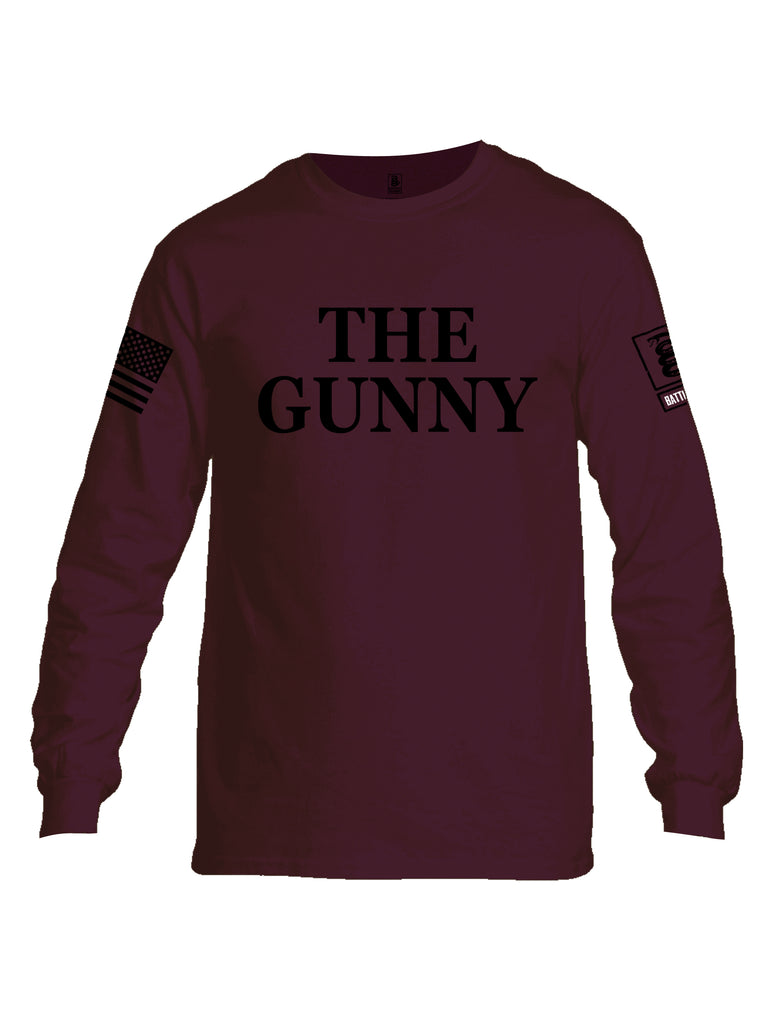 Battleraddle The Gunny {sleeve_color} Sleeves Men Cotton Crew Neck Long Sleeve T Shirt