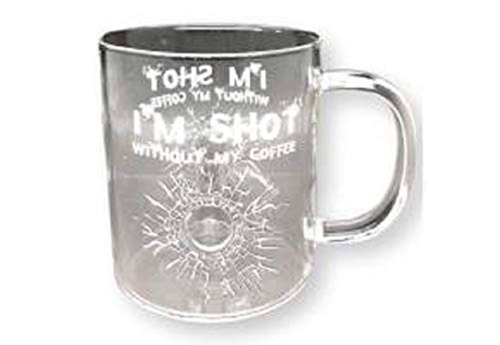 Battleraddle Im Shot Without My Coffee Clear Glass Mug shirt|custom|veterans|DSI