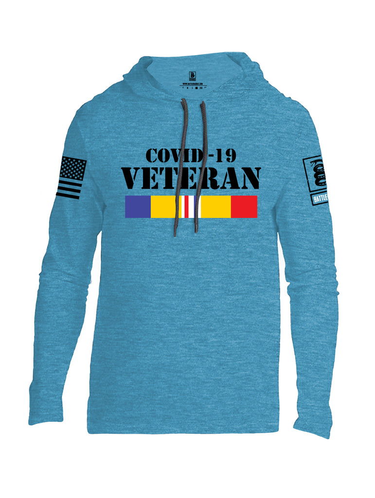 Battleraddle Covid 19 Veteran {sleeve_color} Sleeves Men Cotton Thin Cotton Lightweight Hoodie