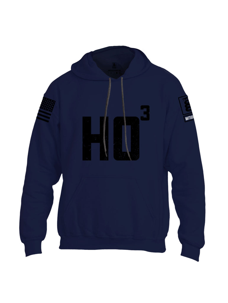 Battleraddle Ho Black Sleeves Uni Cotton Blended Hoodie With Pockets