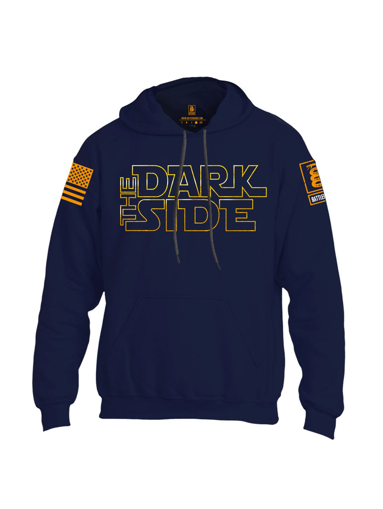 Battleraddle The Darkside {sleeve_color} Sleeves Uni Cotton Blended Hoodie With Pockets