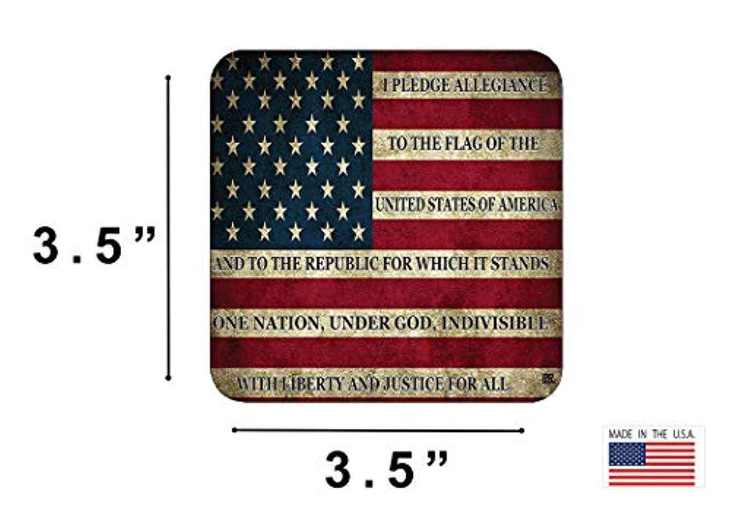 Battleraddle USA Flag Coaster Set of 4 shirt|custom|veterans|DSI