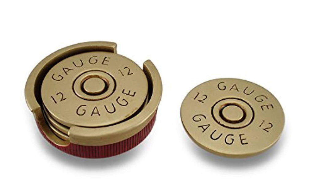 Battleraddle 4pcs 12 Gauge Shotgun Shell Coaster Set shirt|custom|veterans|DSI