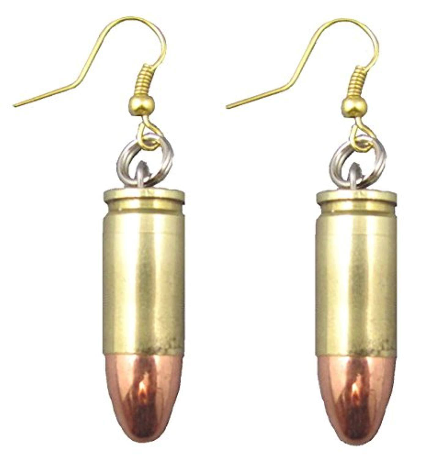 Battleraddle 9mm Bullet Earrings Jewelry – Battleraddle® LLC