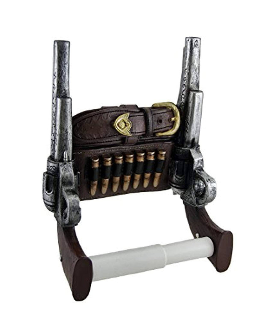 Battleraddle Wild West Six Shooter Double Pistols Toilet Paper Holder Decor shirt|custom|veterans|DSI