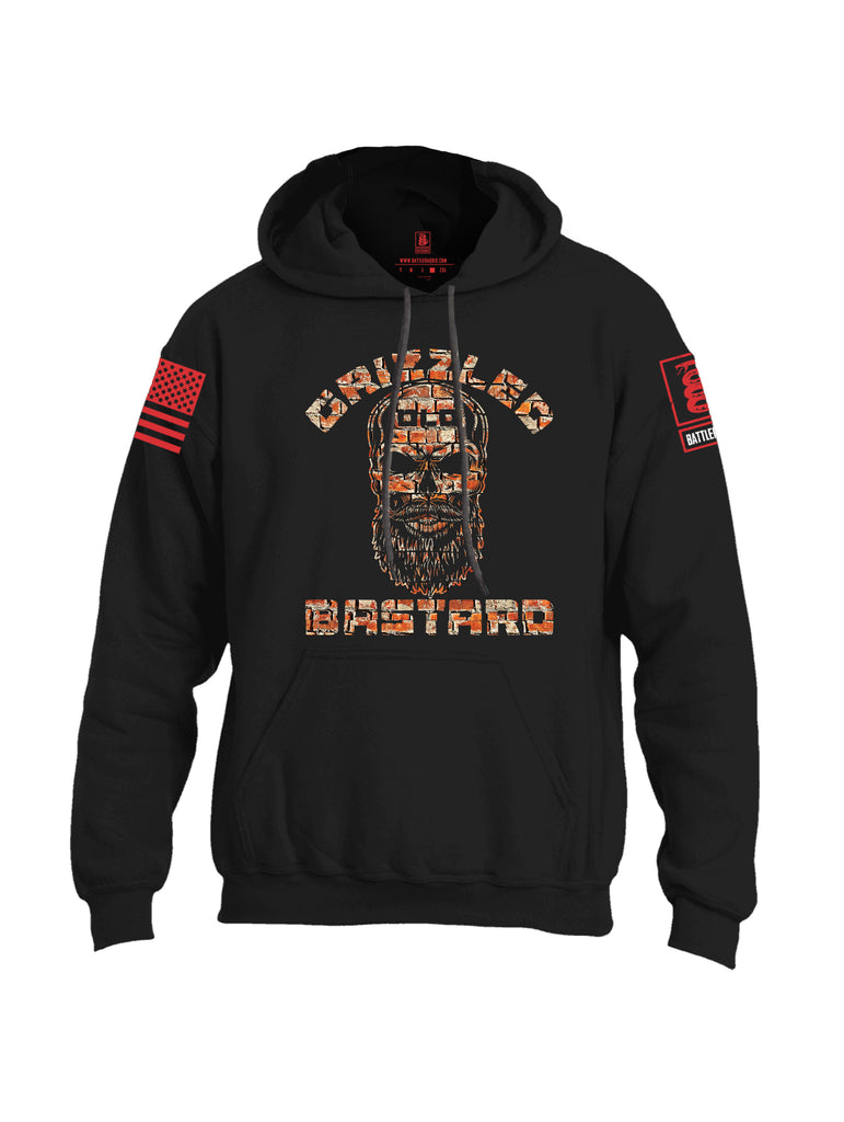 Battleraddle Grizzled Old Bastard  {sleeve_color} Sleeves Uni Cotton Blended Hoodie With Pockets