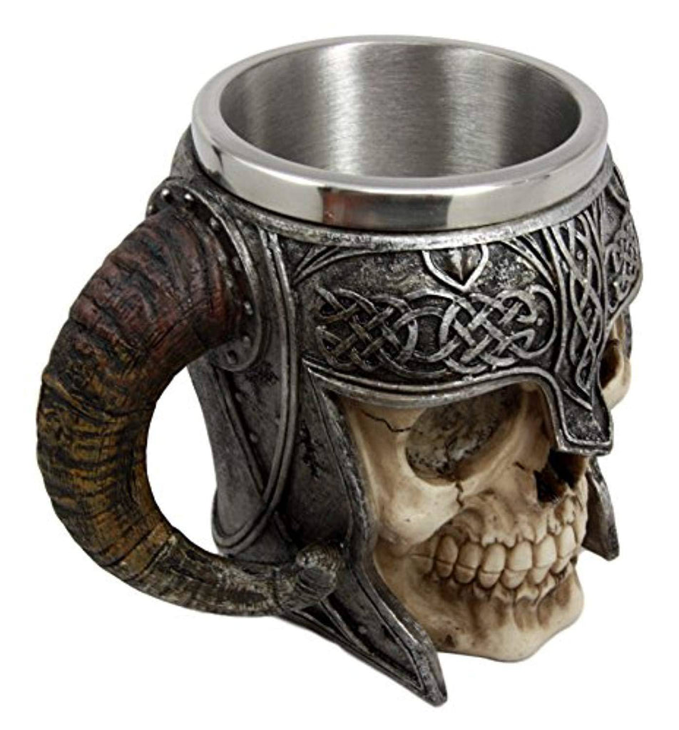 Battleraddle Warriors Skull Coffee Cup Mug 13oz shirt|custom|veterans|DSI