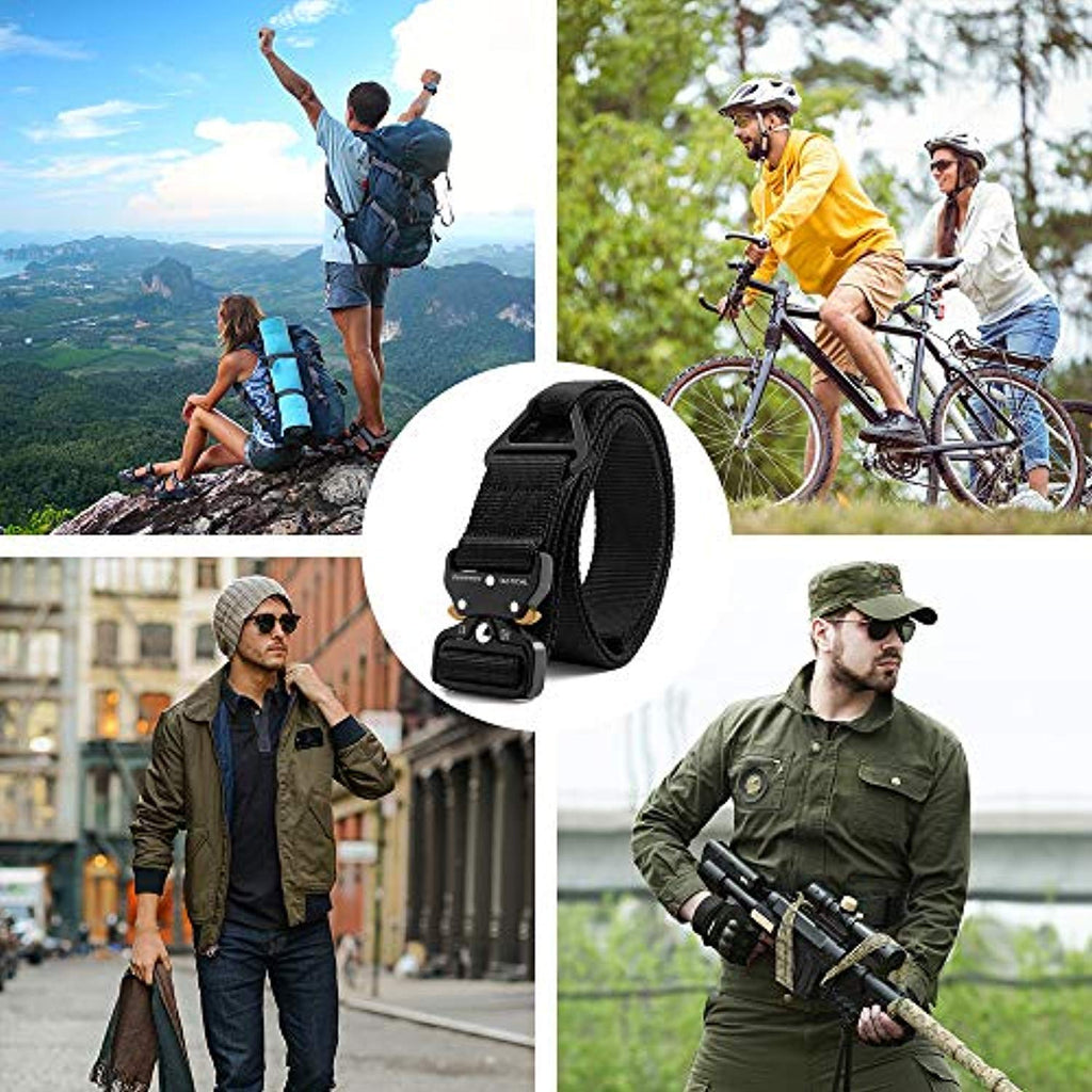 Battleraddle Military Belt with Quick Release Metal Buckle