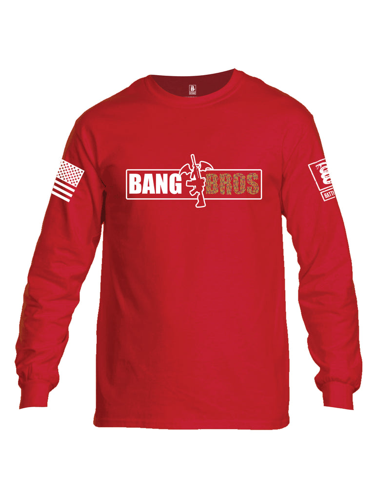 Battleraddle Bang Bros Ar15 Men Cotton Crew Neck Long Sleeve T Shirt