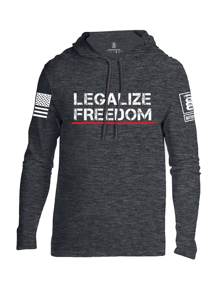 Battleraddle Legalize Freedom Men Cotton Thin Cotton Lightweight Hoodie