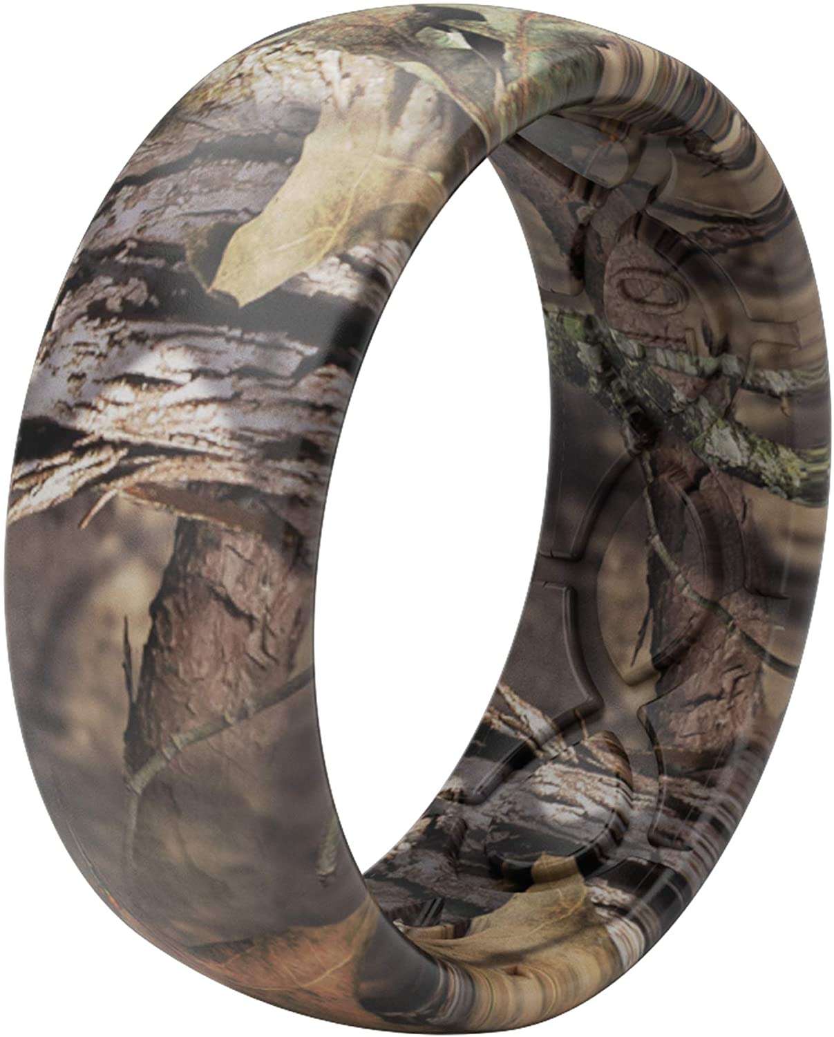 Camouflage Mossy Oak Silicone Wedding Ring Rings For Men Groove Life Mossy  Oak Agua Blacktip Camo Silicone