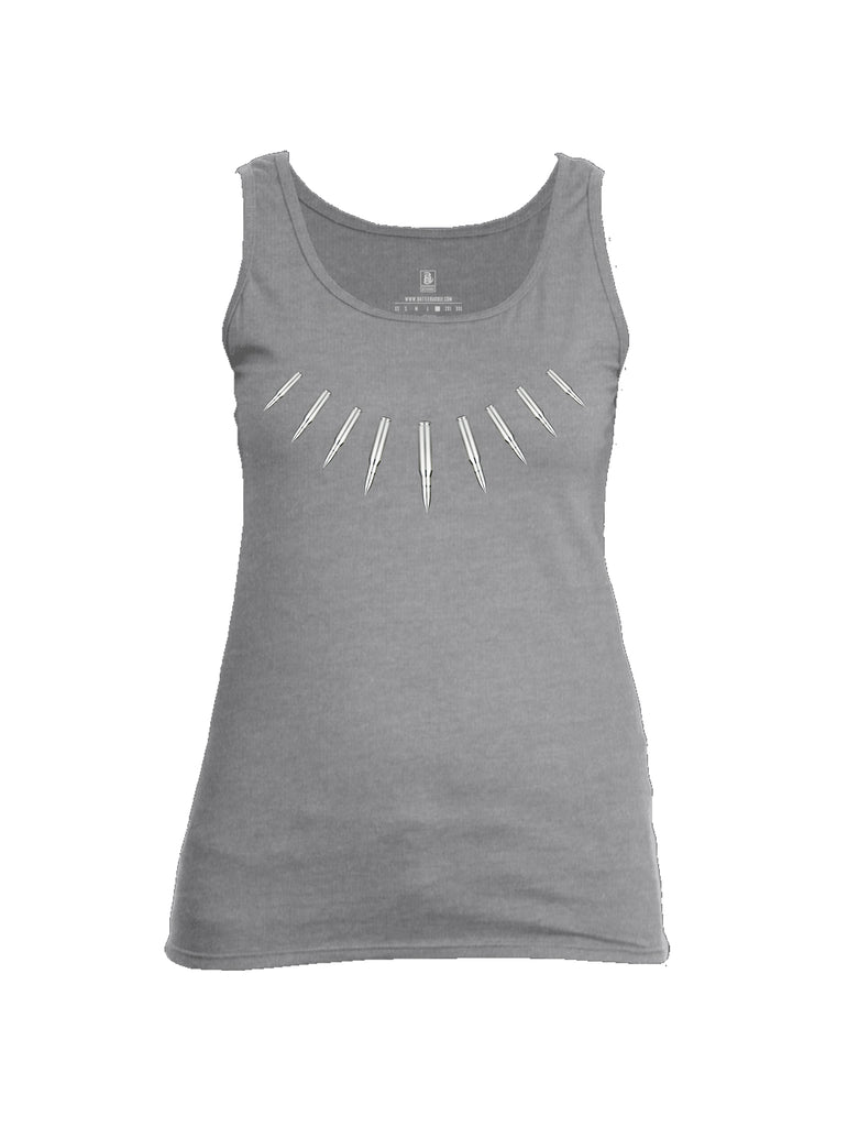 Battleraddle The Original Bullet Panther Stainless Bullet Womens Cotton Tank Top