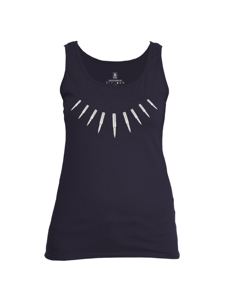 Battleraddle The Original Bullet Panther Stainless Bullet Womens Cotton Tank Top