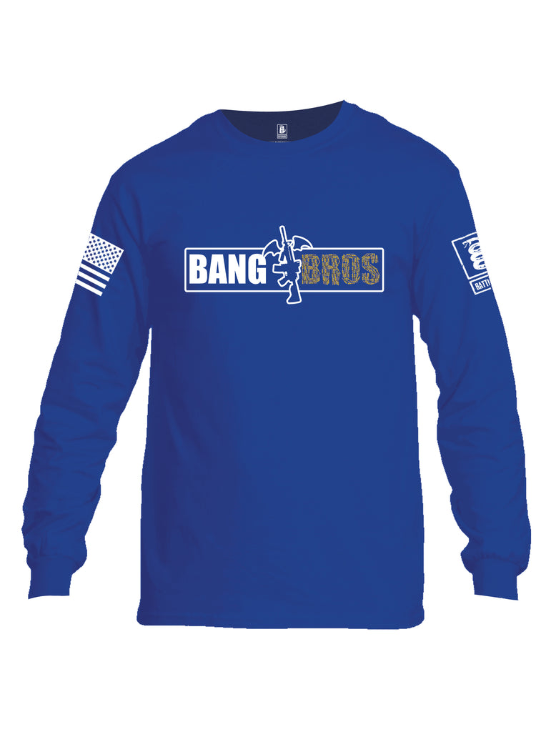 Battleraddle Bang Bros Ar15 Men Cotton Crew Neck Long Sleeve T Shirt