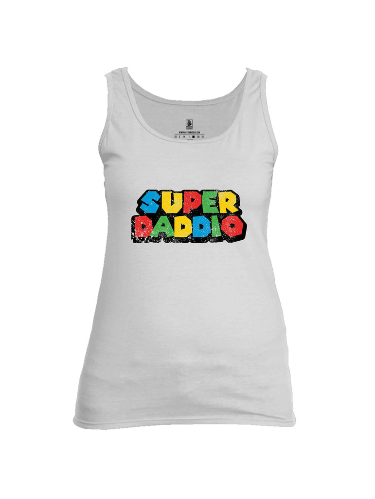 Battleraddle Super Daddio Black Sleeves Women Cotton Cotton Tank Top