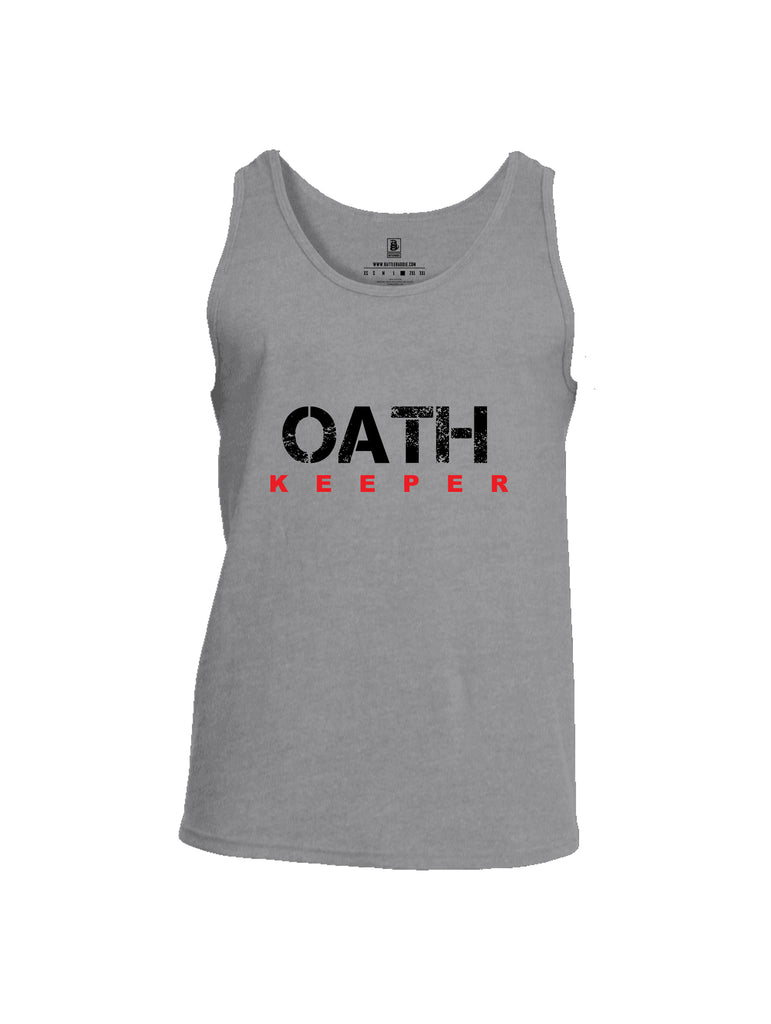 Battleraddle Oath Keeper Black {sleeve_color} Sleeves Men Cotton Cotton Tank Top