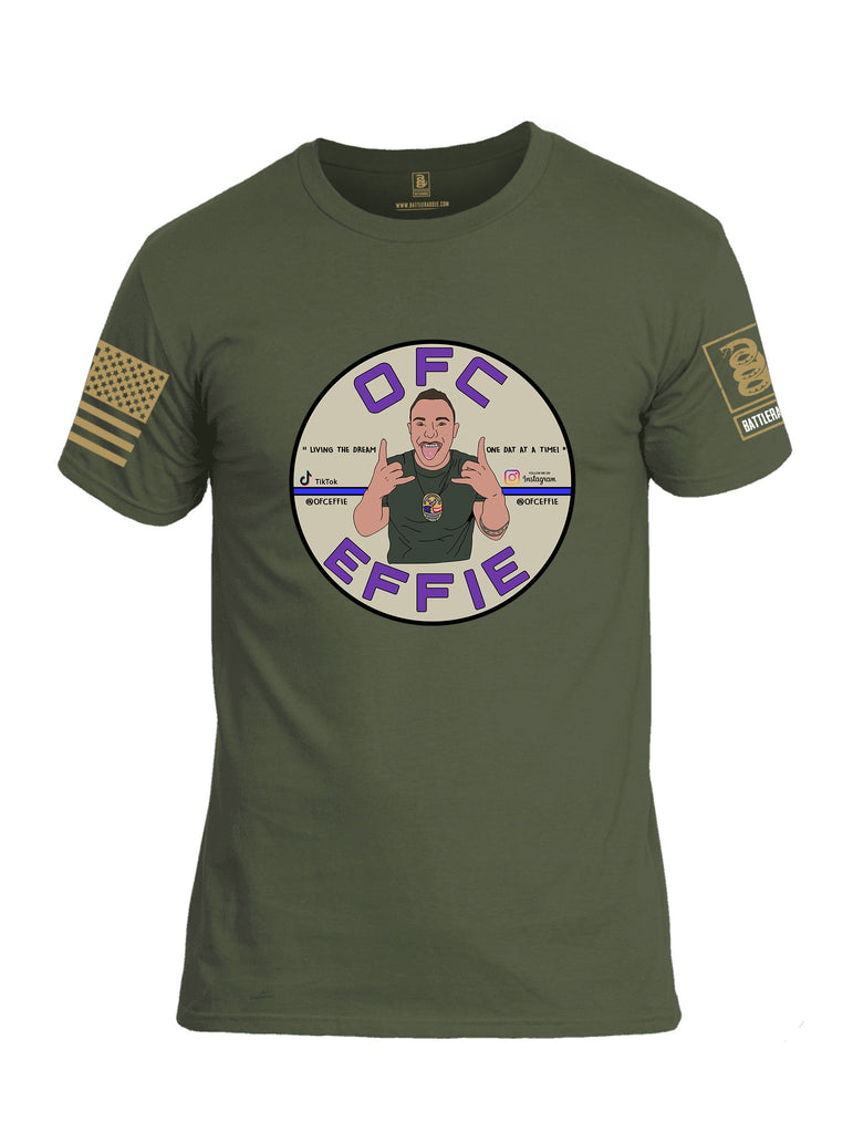 Battleraddle Ofc Effie {sleeve_color} Sleeves Men Cotton Crew Neck T-Shirt
