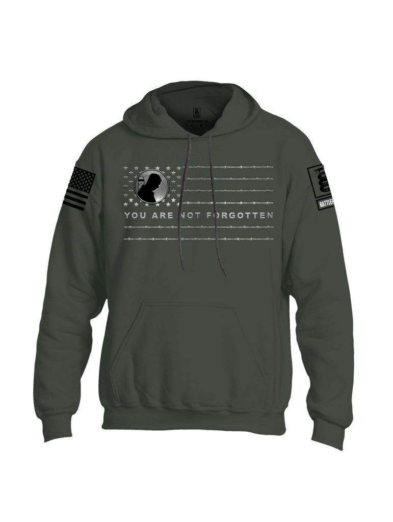 Battleraddle You Are Not Forgotten {sleeve_color} Sleeves Uni Cotton Blended Hoodie With Pockets