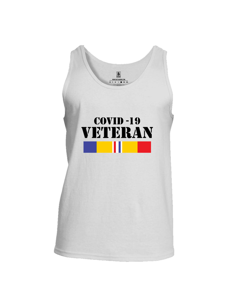 Battleraddle Covid 19 Veteran {sleeve_color} Sleeves Men Cotton Cotton Tank Top