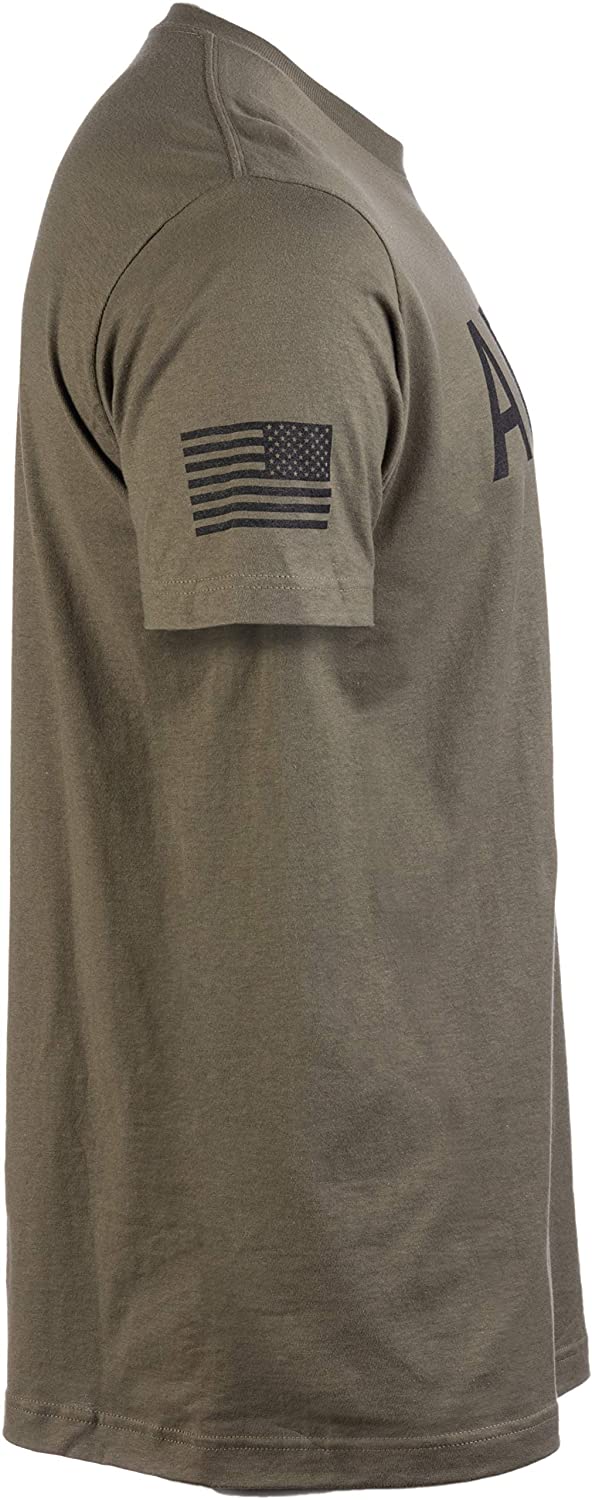 US Army Military PT (Physical Training) T-Shirt - Gray Cotton, Sizes S To XL