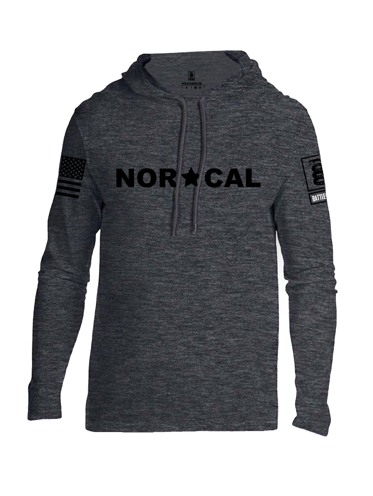 Battleraddle Nor Cal {sleeve_color} Sleeves Men Cotton Thin Cotton Lightweight Hoodie