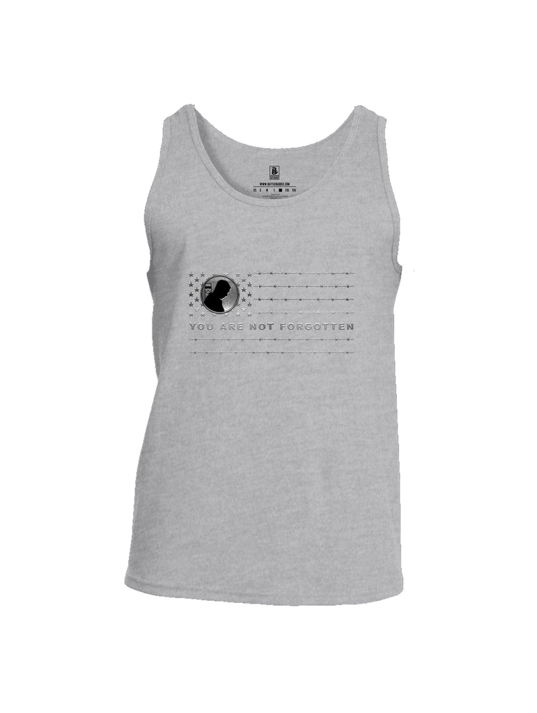 Battleraddle You Are Not Forgotten {sleeve_color} Sleeves Men Cotton Cotton Tank Top