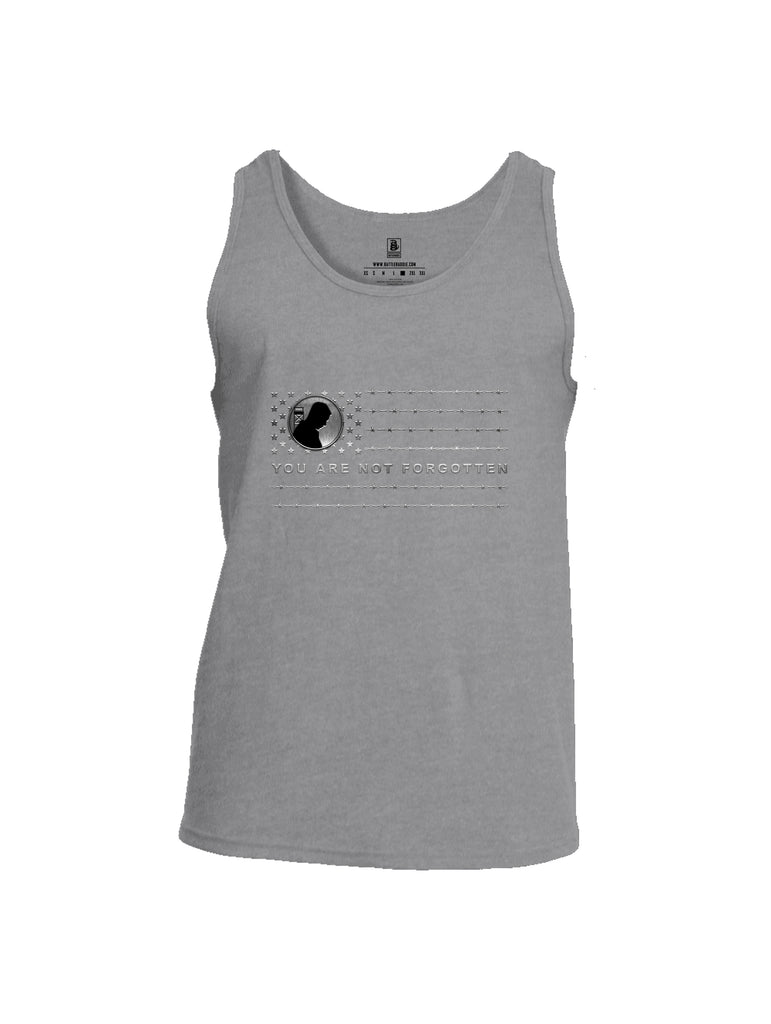 Battleraddle You Are Not Forgotten {sleeve_color} Sleeves Men Cotton Cotton Tank Top