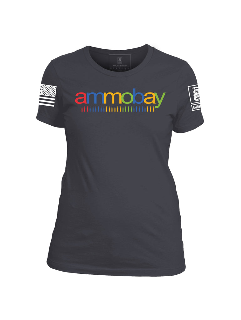 Battleraddle Ammobay Womens Cotton Crew Neck T Shirt - Battleraddle® LLC